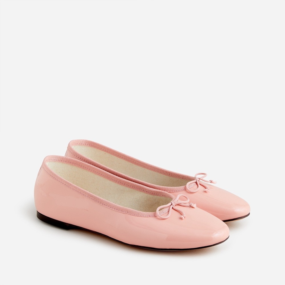 J.Crew Zoe ballet flats in Italian patent leather